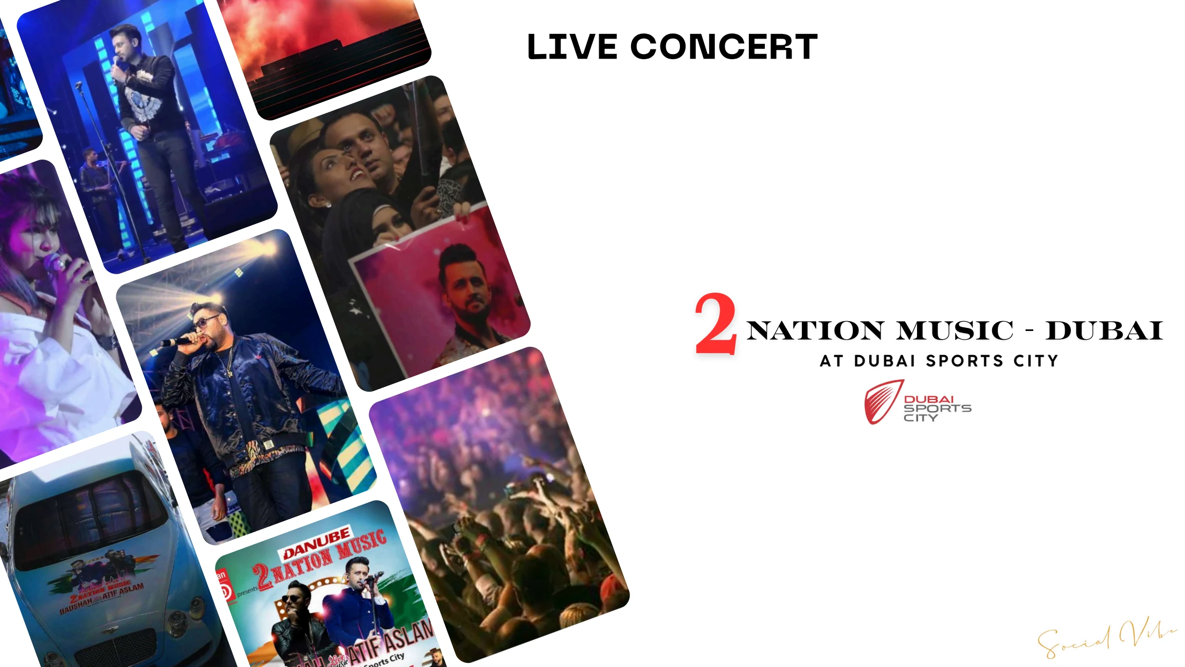 2 Nation Music live concert at Dubai Sports City
